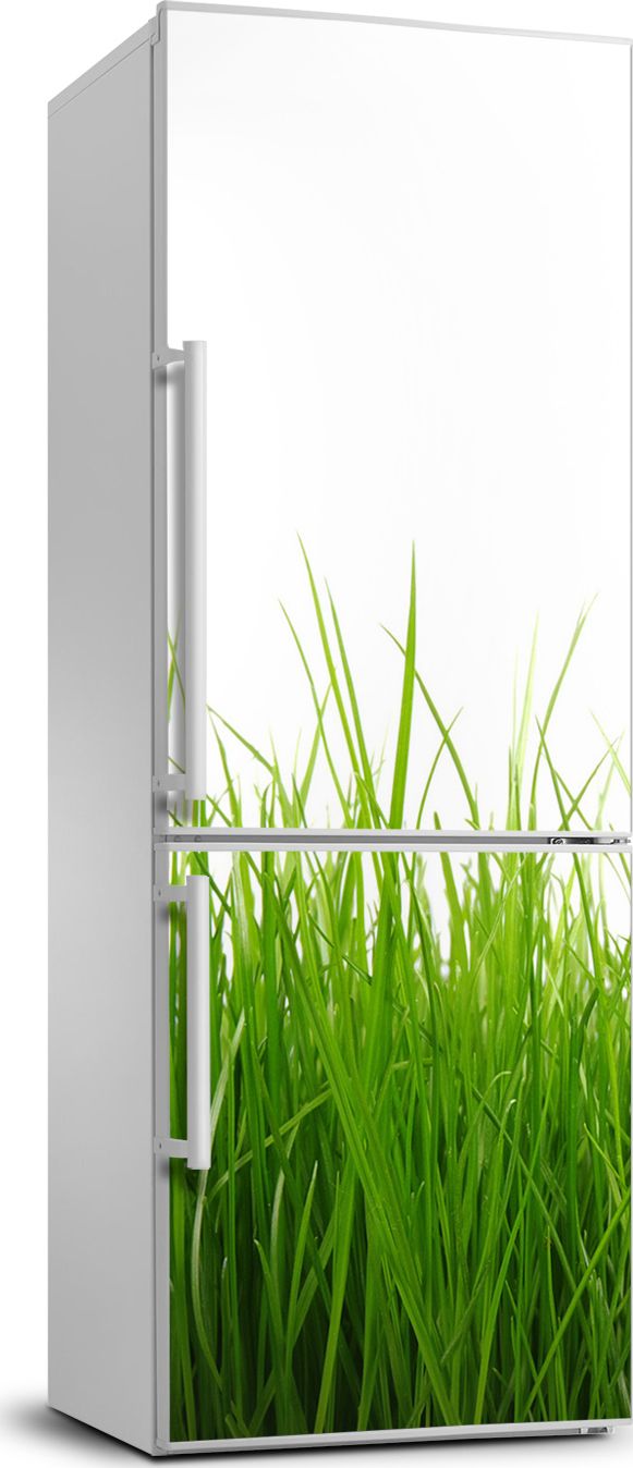 Tulup Naklejka samoprzylepna na lodówkę 70x190 cm Zielona trawa