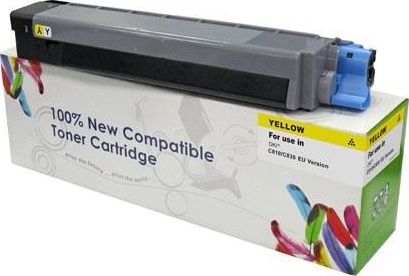 Toner Cartridge Web Yellow Zamiennik 44059209 (CW-OM860YN)