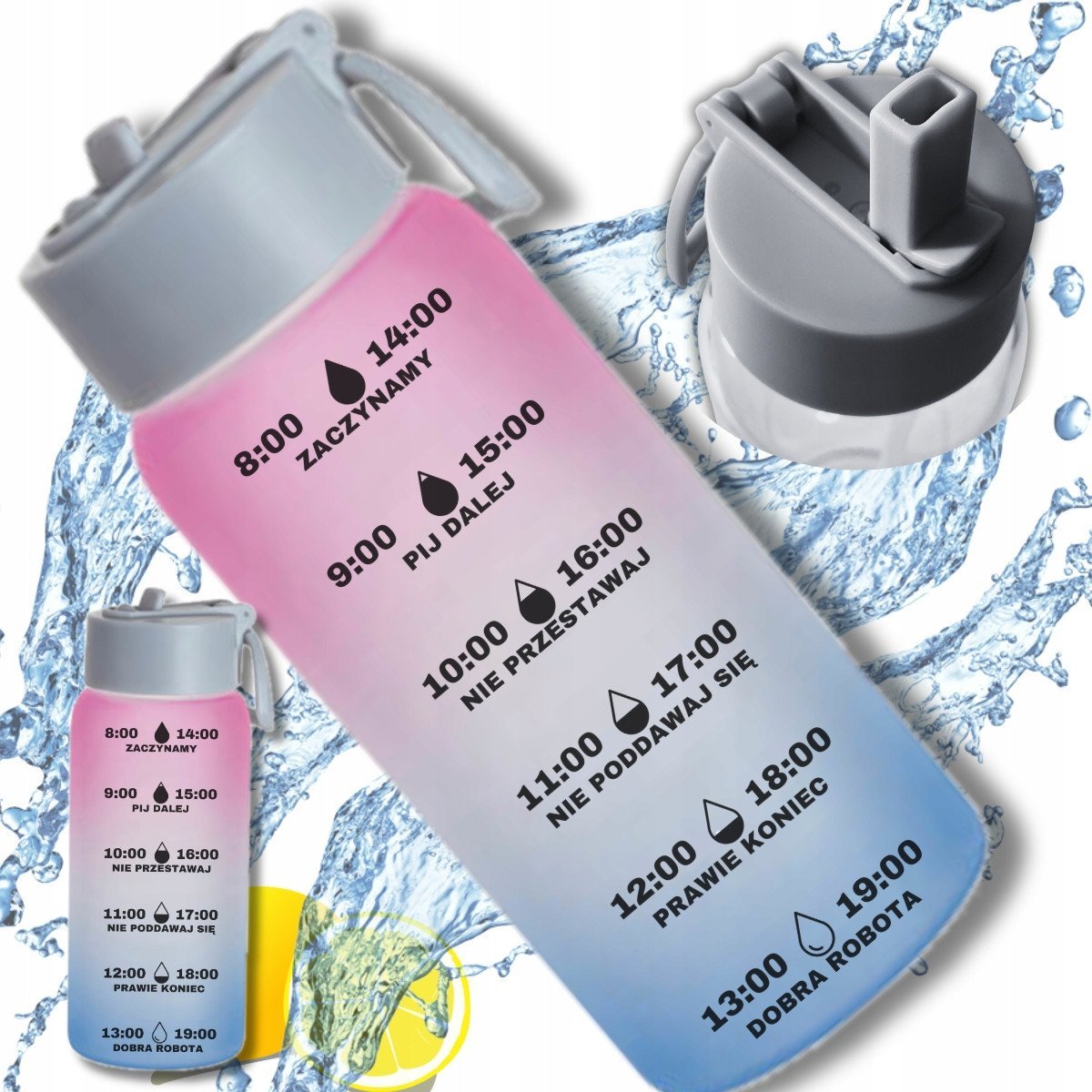 JobOut Wasserflasche Wave