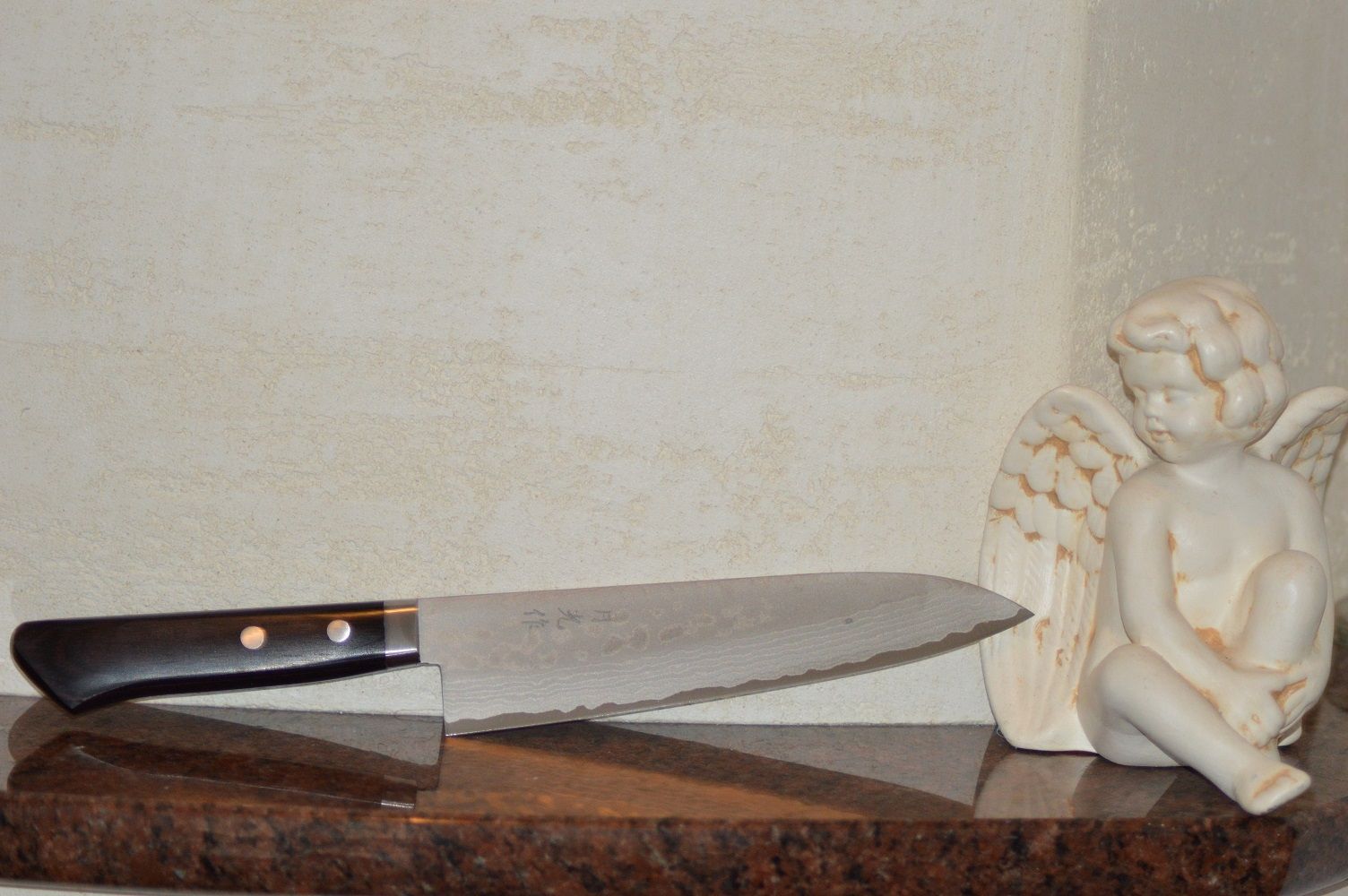 GEKKO GEKKO Nóż szefa kuchni 41 warstwowy Damascus 180mm - towar w magazynie - DOSTAWA GRATIS