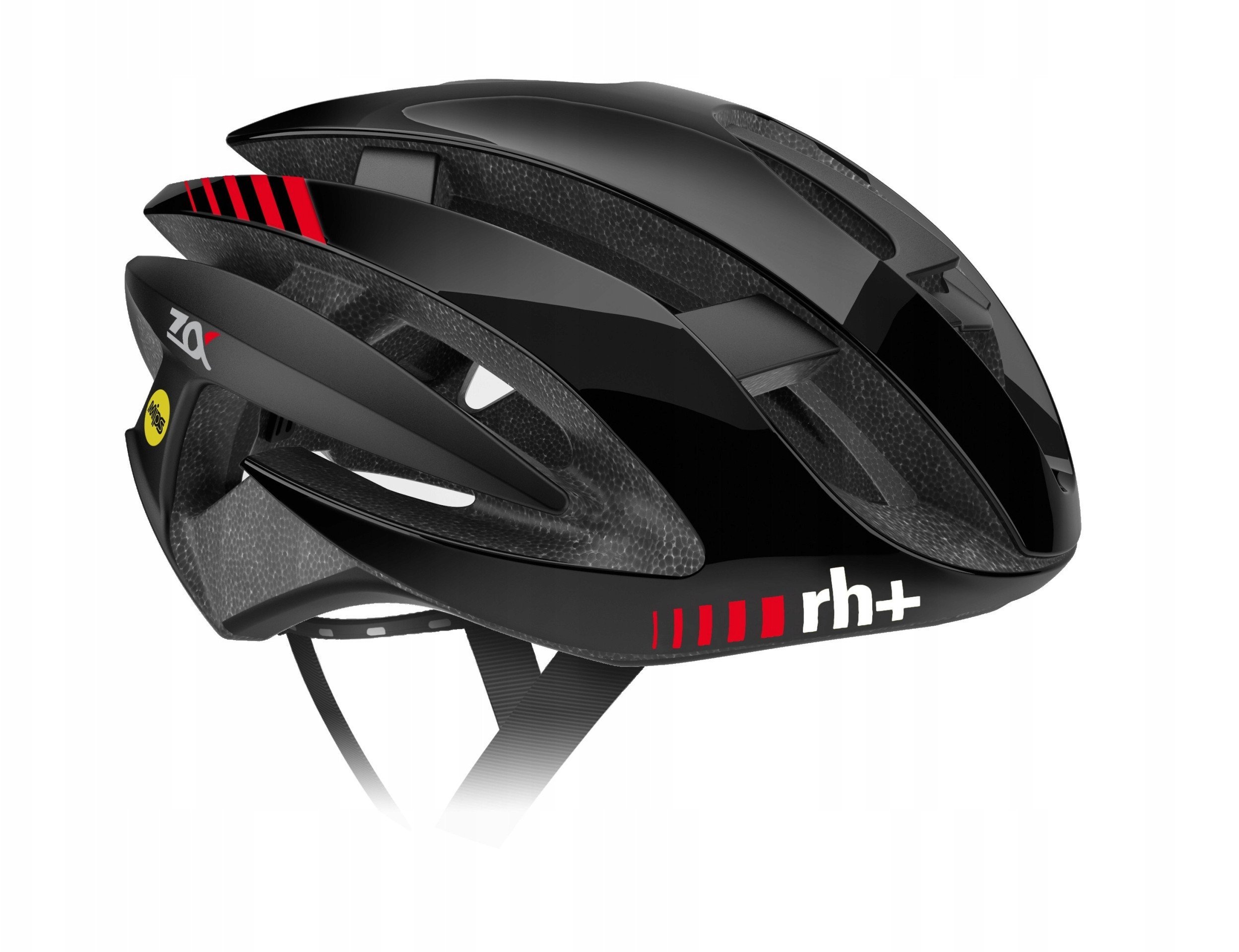 Kask rowerowy zeroRH+ Z Alpha MIPS SHINY BLACK/SHINY BL XS/M