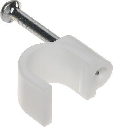 Organizer Uchwyt montażowy Biały 100 sztuk (TRZ-7*P100)