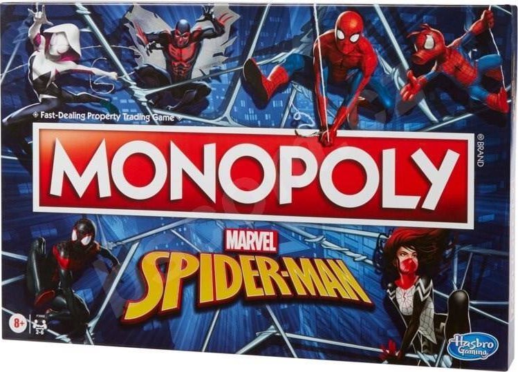 Hasbro MONOPOLY SPIDERMAN gra planszowa standard Marvel wersja czeska Hasbro