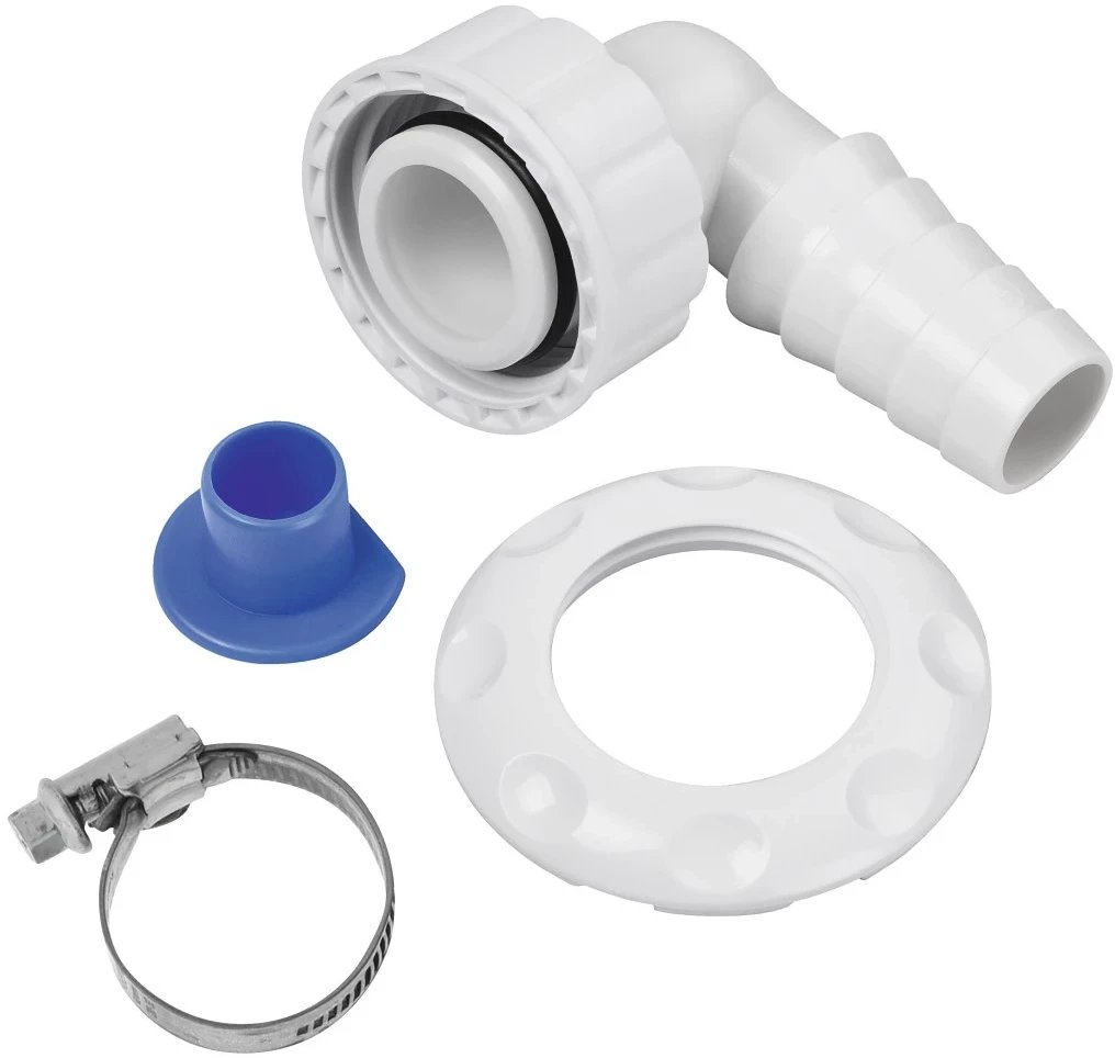 XAVAX KOŃCÓWKA PRZYŁĄCZENIOWA DO PRALEK I ZMYWAREK 90 STOPNI