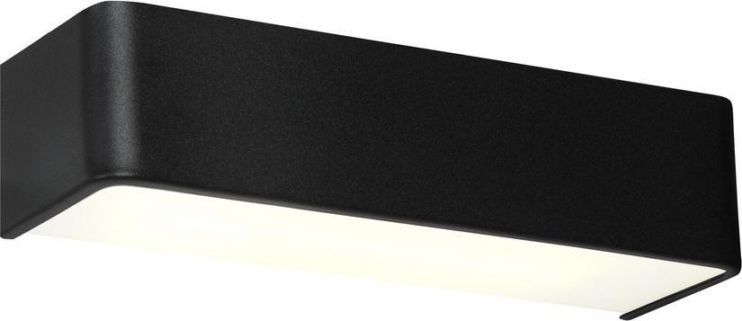 Kinkiet KASPA Ścienna LAMPA belka FLAT LED 3,5W 3000K 20301102 Kaspa kinkiet OPRAWA metalowa prostokątna czarna