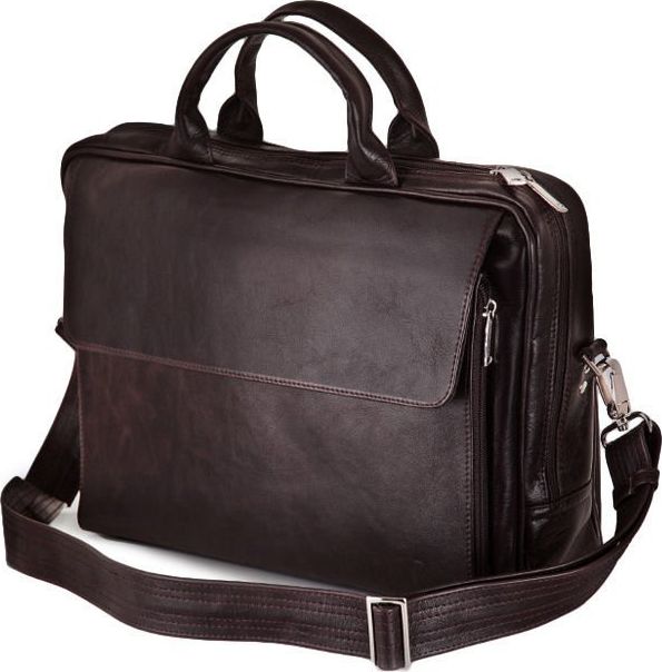 Solier Skórzana męska torba, na laptop Solier Rothen SL30