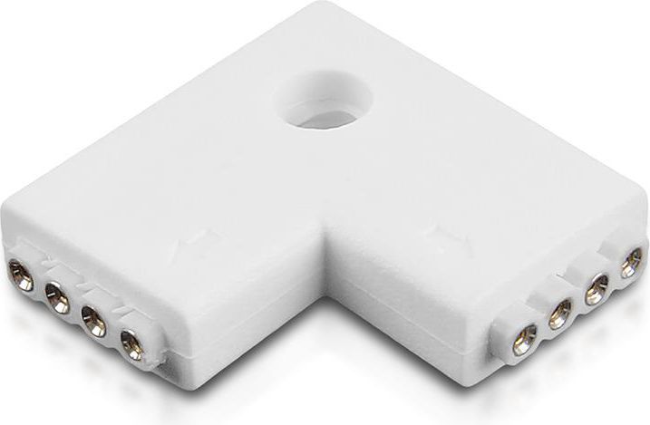 Whitenergy Złączka do taśm LED dwustronna 2x 4 pin żeński 2 sztuki (09807)