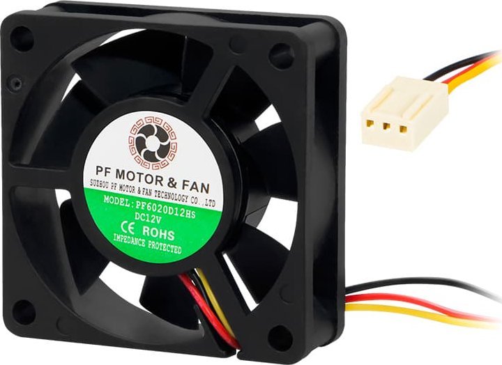 Wentylator Blow 60x20mm 12V ślizgowy