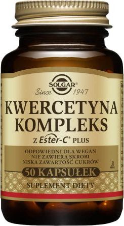 Solgar Kwercetyna kompleks z Ester-C Plus 50 kapsułek Solgar