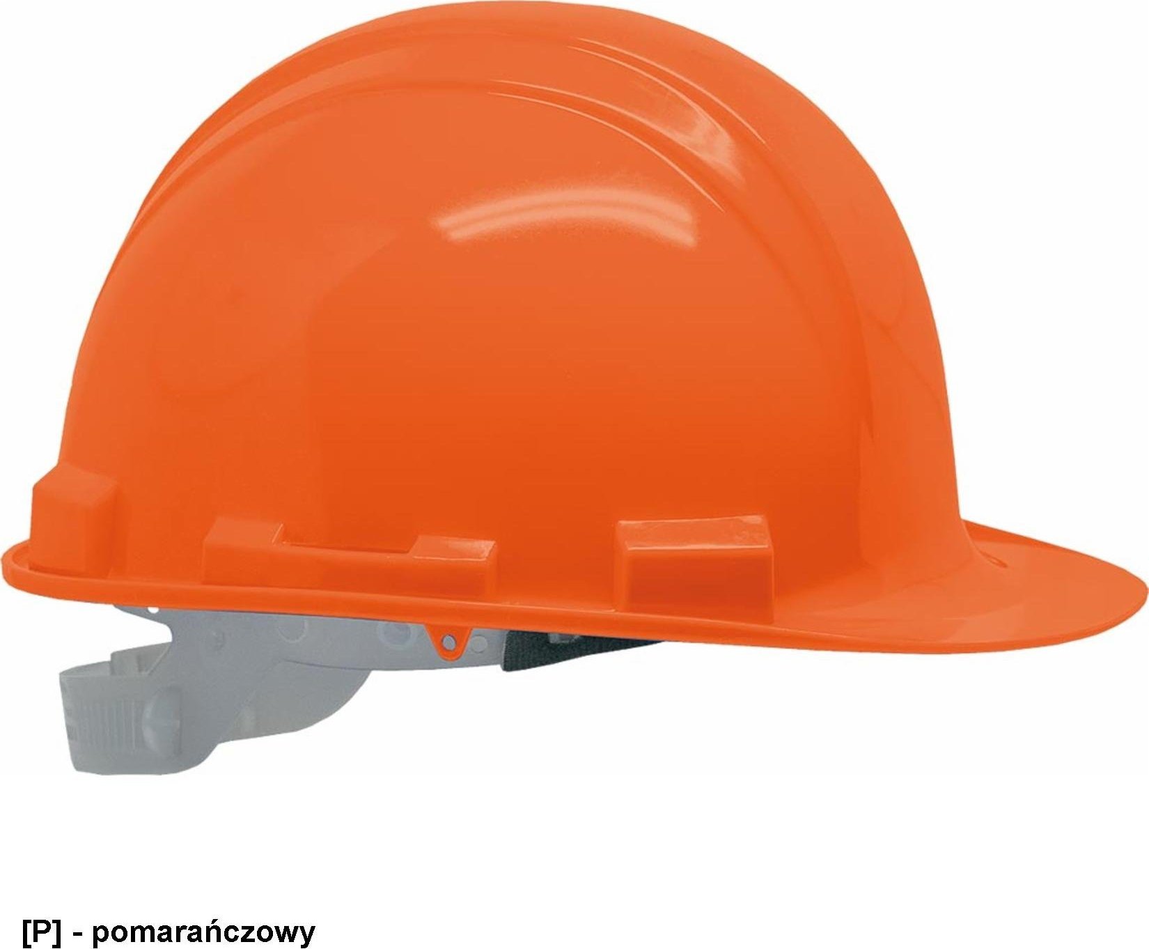 R.E.I.S. KASPE-ROCK - hełm wykonany z tworzywa HDPE, 4-punktowa więźba - pomarańczowy