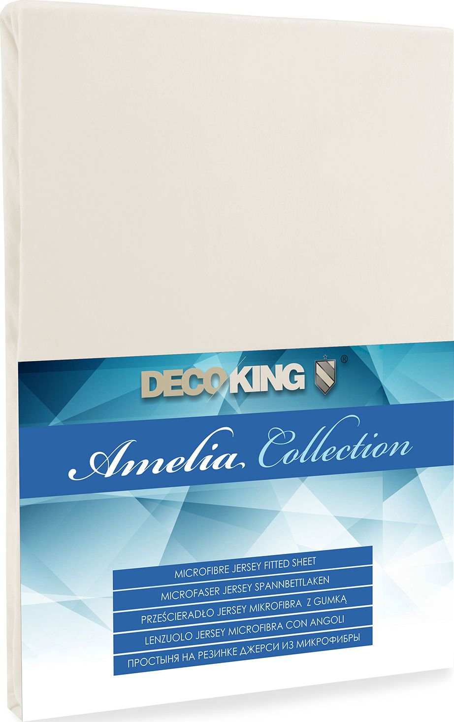 Decoking Prześcieradło Jersey Amelia Ecru 120x200cm