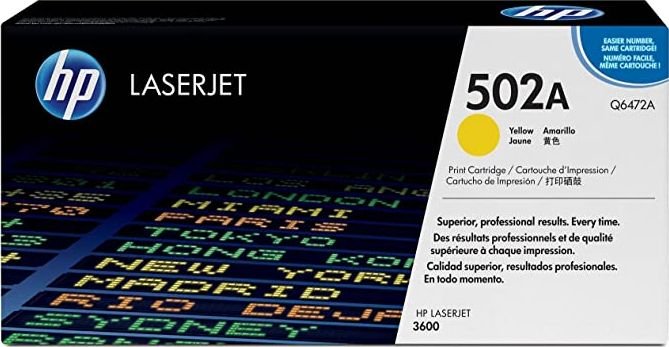 Toner HP 502A Yellow Oryginał (Q6472A)