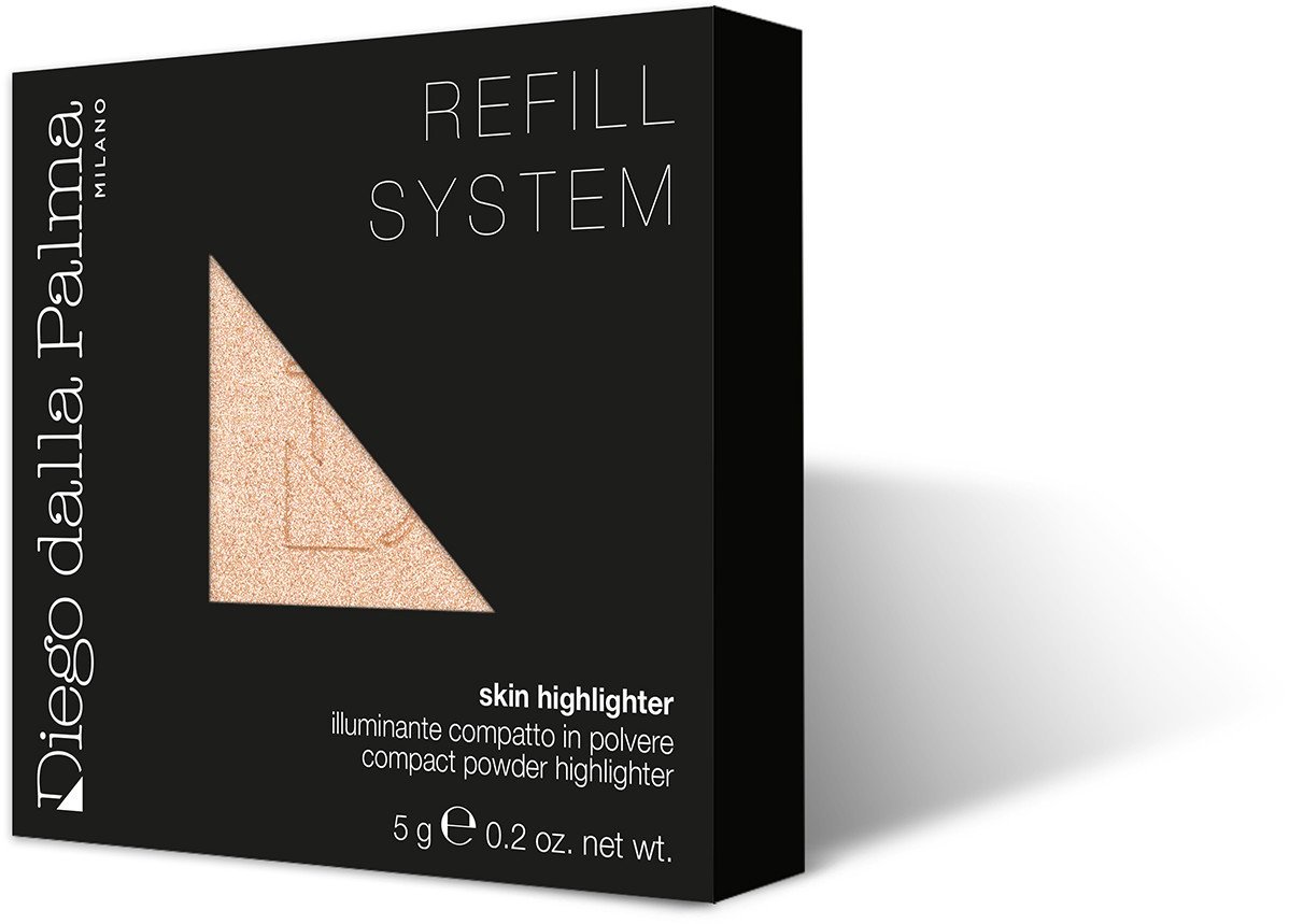 Diego Dalla Palma, Diego Dalla Palma, Blush Highlighter Compact, 133, Champagne, 1 Shade, Refill, 5 g For Women
