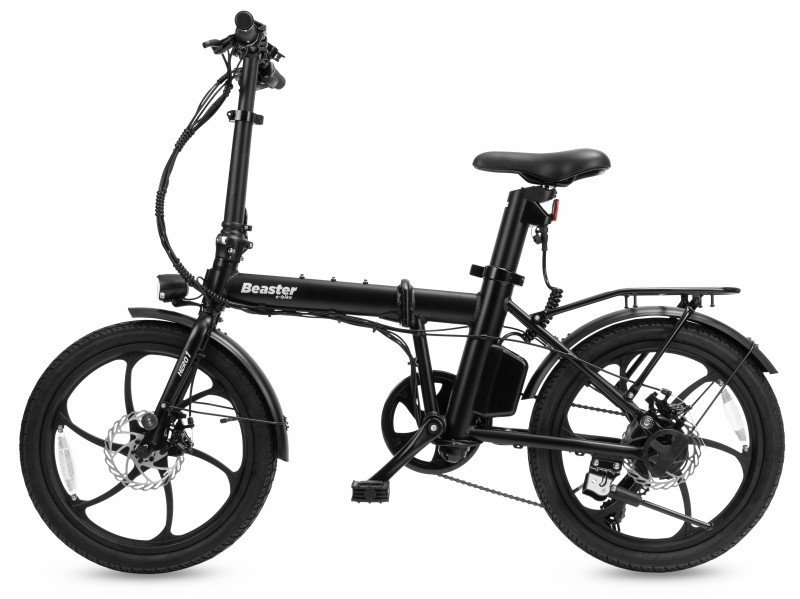 Elektrinis dviratis Beaster BSHERO1B, 250 W, 36 V, 10,5 Ah, sulankstomas