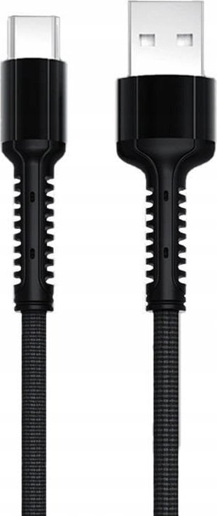 Kabel USB LDNIO USB-A - USB-C 2 m Szary (5905316144231)