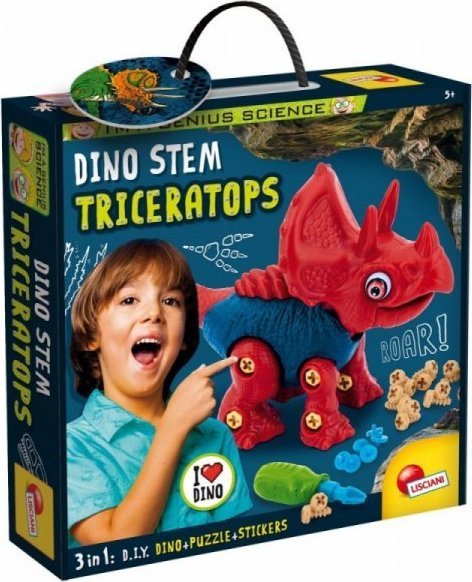 Lisciani LISCIANI I"M A GENIUS DINO STEM TRICERATOPS