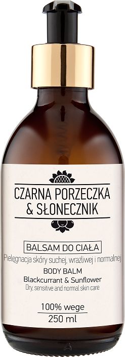 NOVA KOSMETYKI Balsam do ciała Czarna porzeczka Słonecznik 250 ml