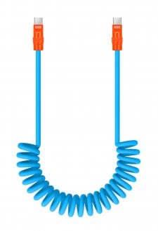 Kabel USB VONMHLEN USB-C - USB-C 1.5 m Niebieski (NL4991)