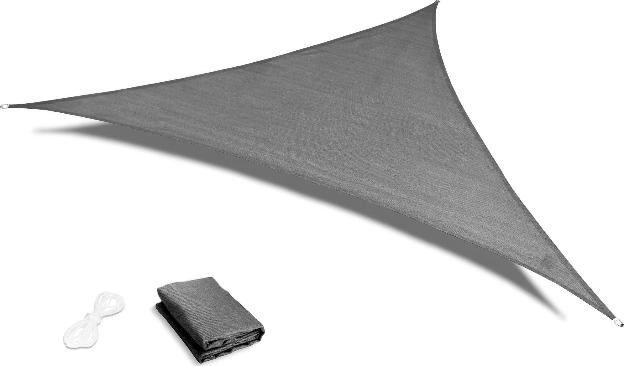 ModernHome Żagiel przeciwsłoneczny daszek wodoodporny 4x4x4m ModernHome - szary