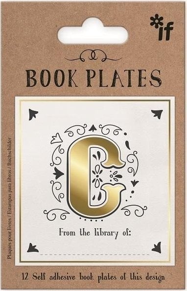 IF Ekslibris - zestaw naklejek - litera C