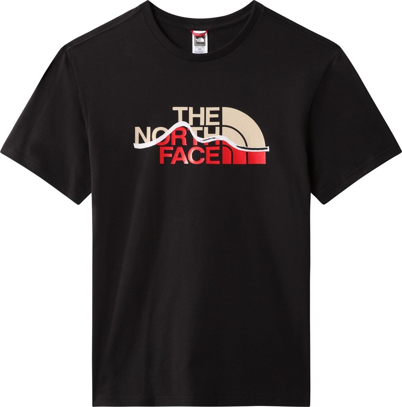The North Face Koszulka Męska The North Face S/S MOUNTAIN LINE T-Shirt XS
