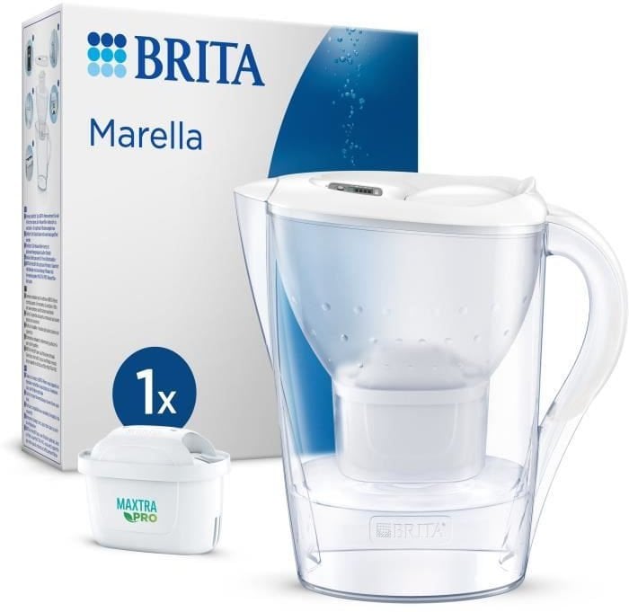 Brita Marella Vandfilterkande - 2,4 L - Hvid