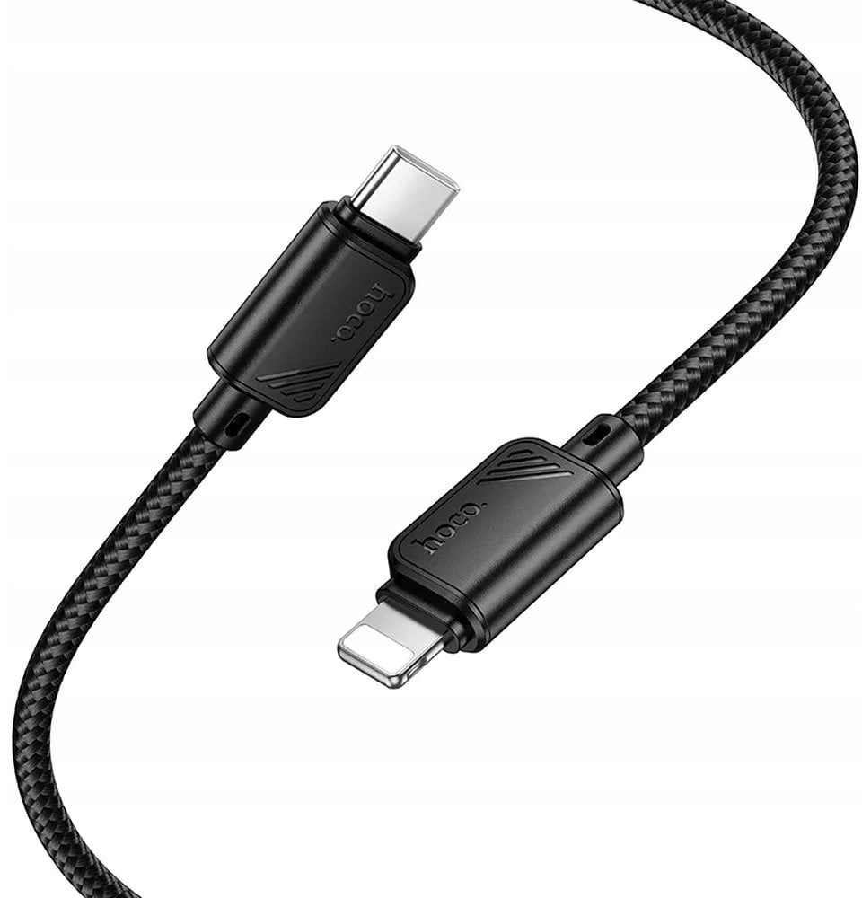 Kabel USB C do Lightning Hoco PD 27W 1 m X113 czarny