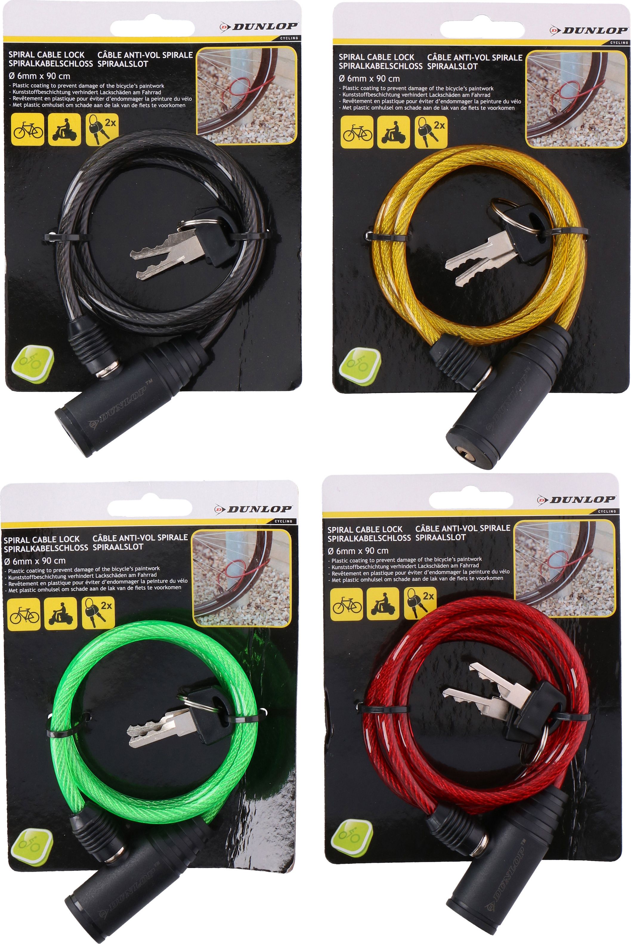 Dunlop Dviračio užraktas Dunlop, 6x900 mm