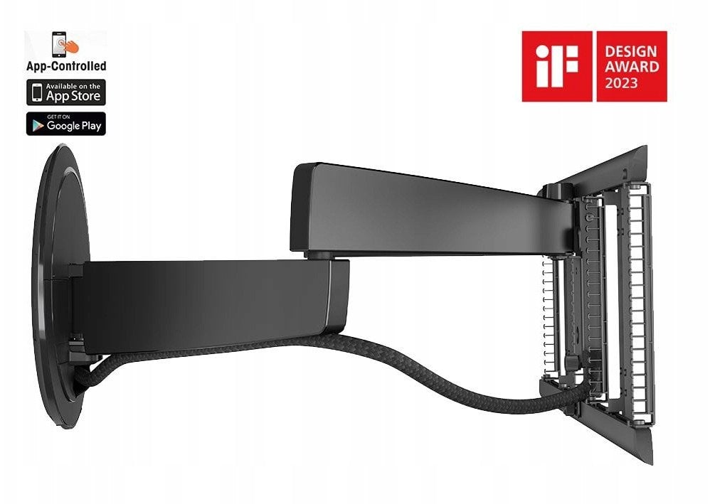 Vogel's 7675 MotionMount Pro Signature 40" - 77" motorizets melna - Sienas stiprinajums televizoriem