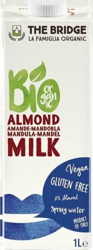 The Bridge Napój migdałowy 8% naturalny bez glutenu 1l EKO The Bridge