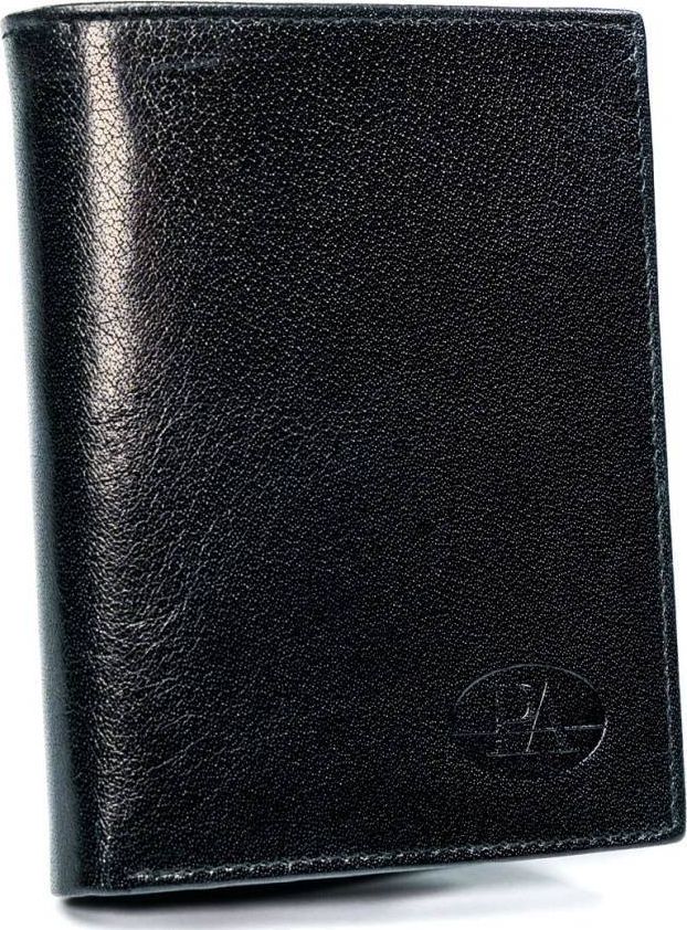 Pierre Andreus Pionowy portfel męski składany, skóra naturalna, Pierre Andreus uniwersalny