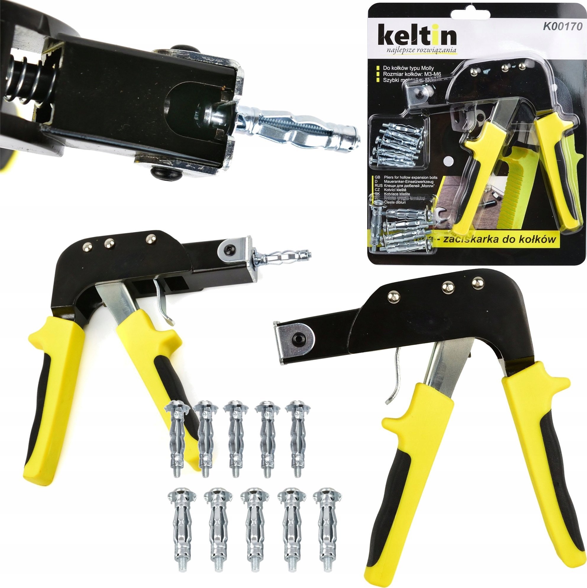 KELTIN Nitownica zaciskarka do kołków (40)