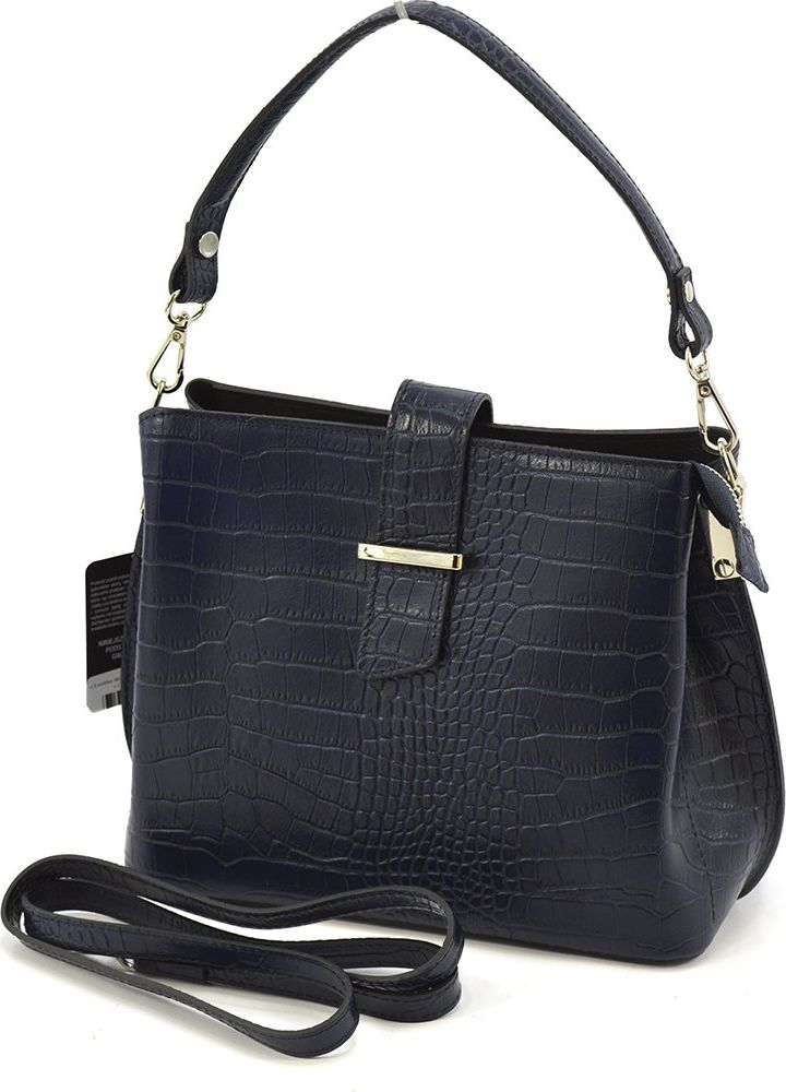 Vera Pelle Torebka skórzana vp927k granatowy Nie dotyczy