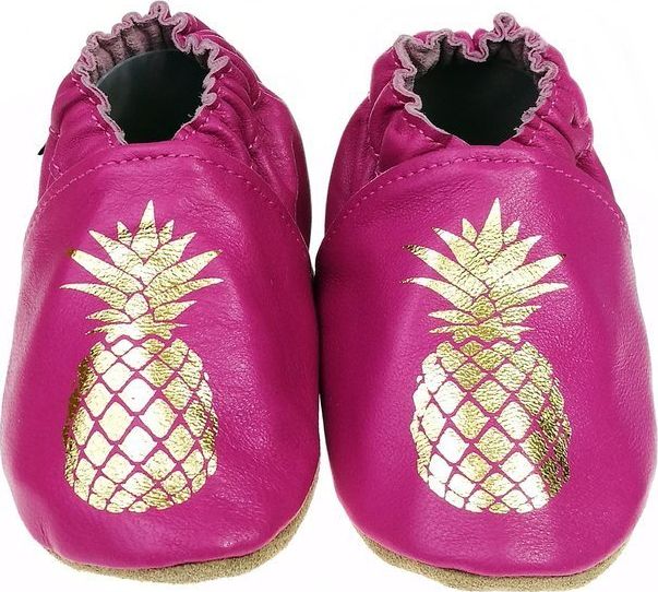 PAPUSHKI Kapcie Dziecięce PAPUSHKI Różowe Ananas 19/20