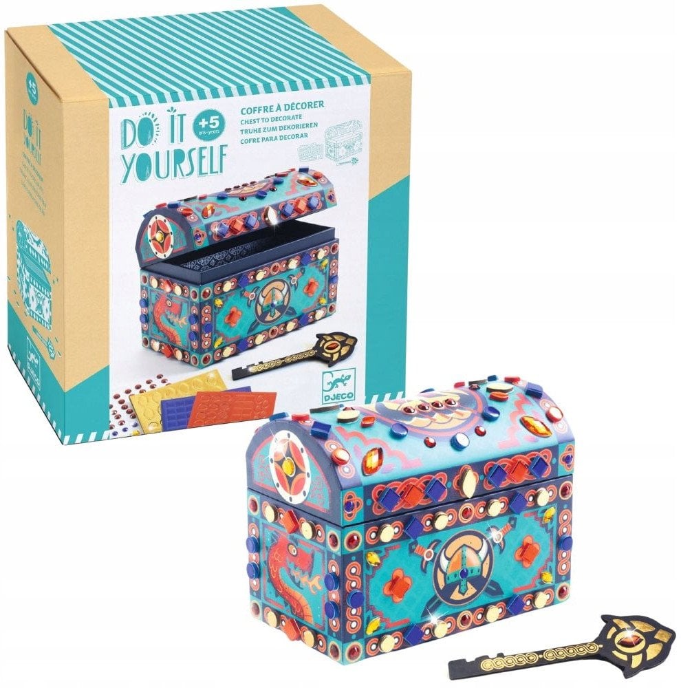 Djeco Pasidaryk pats - Papuošalų dėžutė - Super turtas