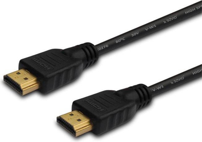 Kabel Savio HDMI - HDMI 1.8m czarny (SAVIO CL-121)