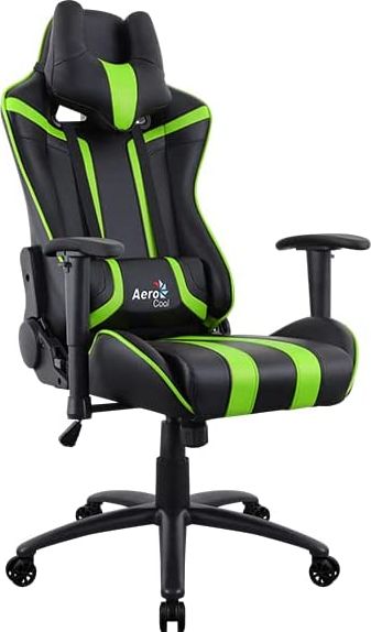 Fotel Aerocool AC120 AIR czarno-zielony (AC120 AIR-BG)