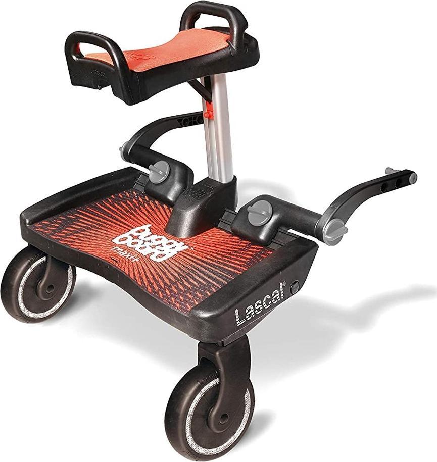 Lascal Zestaw BuggyBoard MAXI+ Czerwony