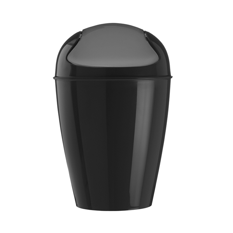 Kosz na śmieci Koziol Del XS uchylny 2L czarny (KZ-5778526)