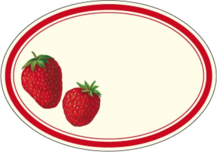 Rossi Naklejki dekoracyjne ETK 229 Truskawki 6szt ROSSI