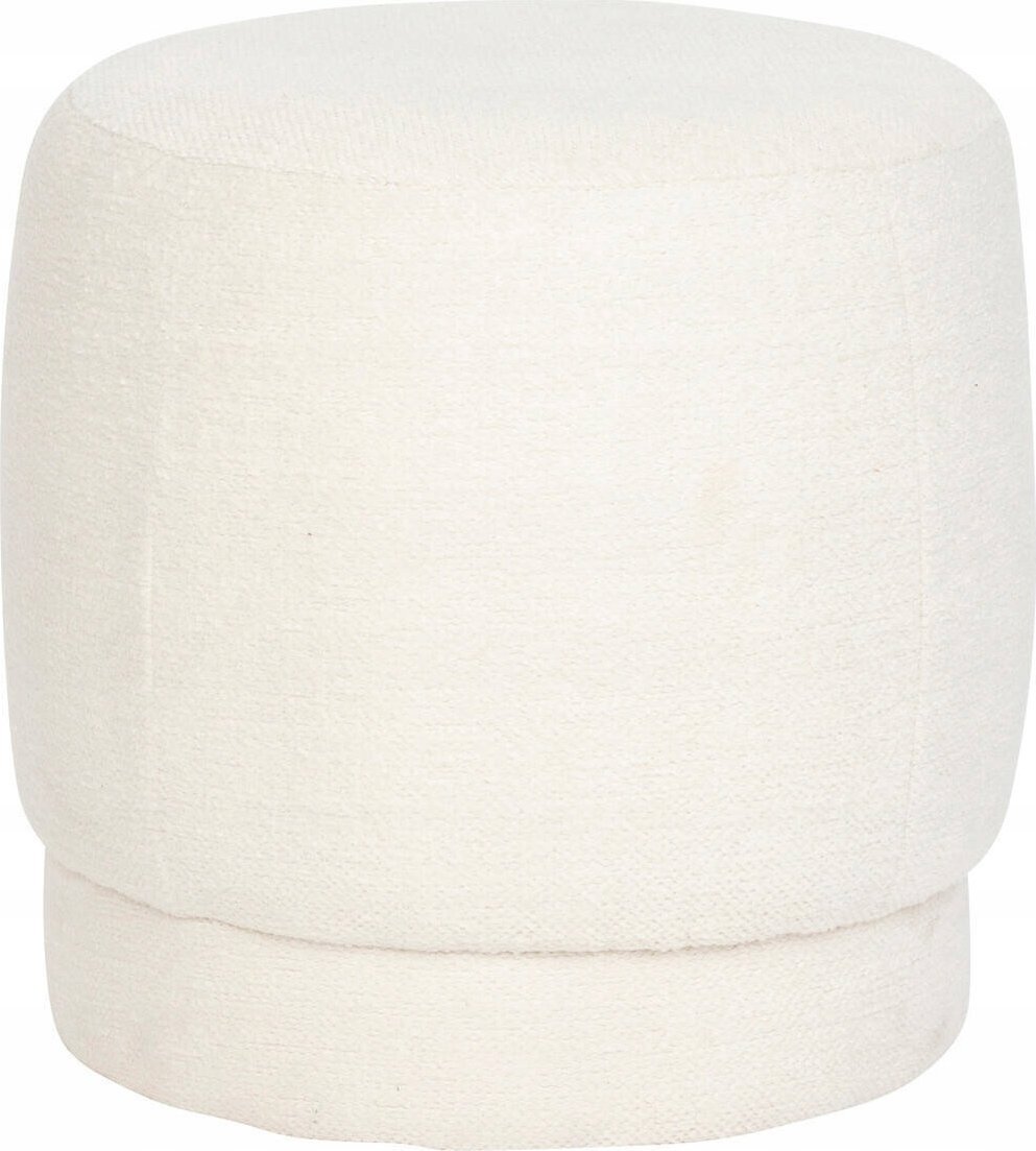 Atmosphera Pufa tapicerowana okrągła AMEA bouclé, Ø 39 cm