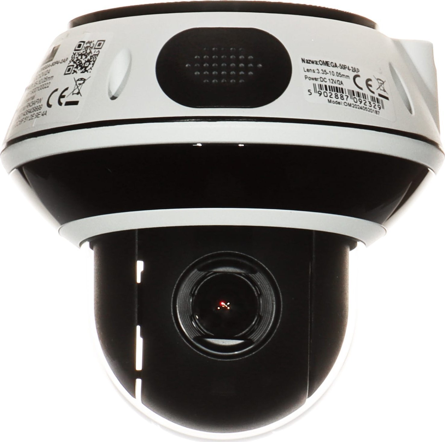 Kamera IP Omega KAMERA IP SZYBKOOBROTOWA ZEWNĘTRZNA OMEGA-50P4-2AP - 5Mpx 3.35... 10mm