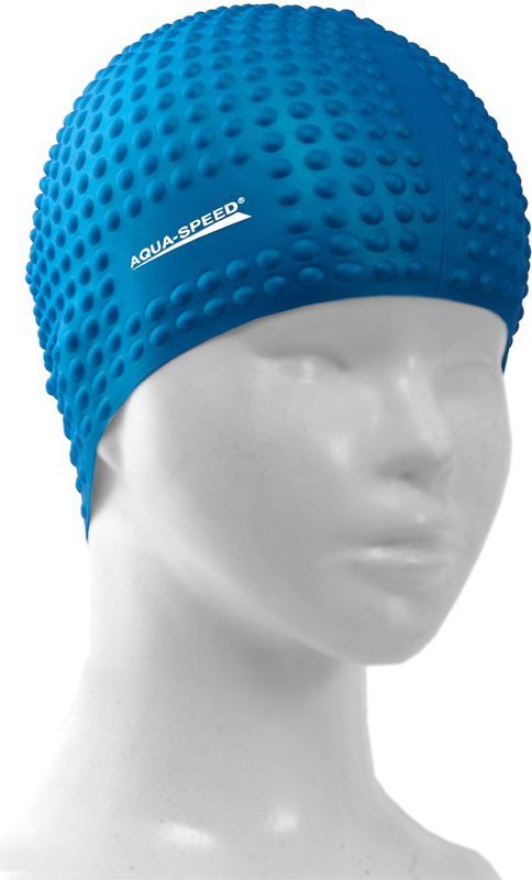 Aqua-Speed Czepek pływacki Bubble 01 niebieski (48022)