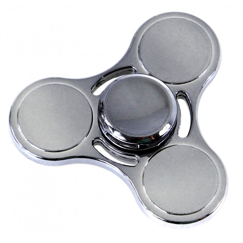 Fidget spinner metalowy potrójny 4 kolory mix