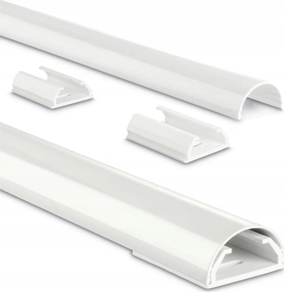 Organizer Hama MASKOWNISA DO KABLI ALUMINIOWA 110 x 3.3 x 1,8 cm BIAŁA