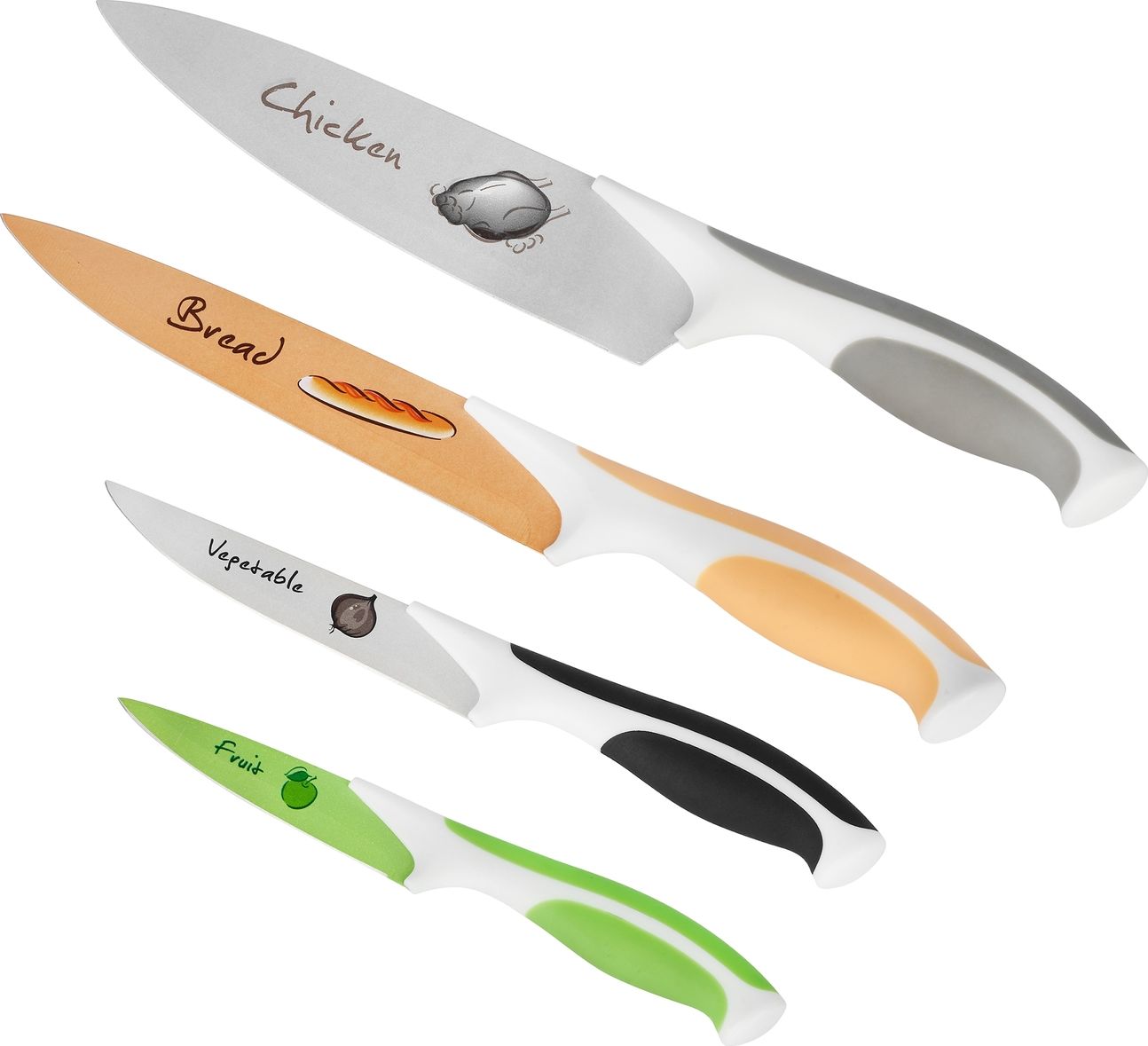 Tadar Komplet noży kuchennych Tadar Kolorino 4 szt.