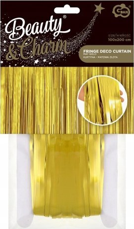 GoDan Kurtyna matowa złota 100x200cm