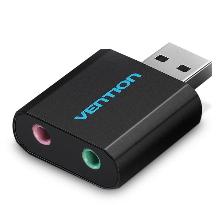 Kabel USB Vention VAB-S17-B karta dźwiękowa 2.1 kan. USB
