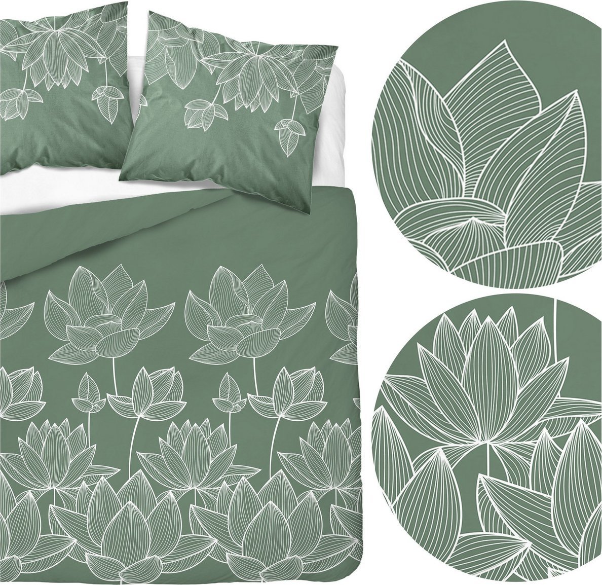 Detexpol Pościel 160 x 200 3cz Asti Satynowa Bawełna 4818_A