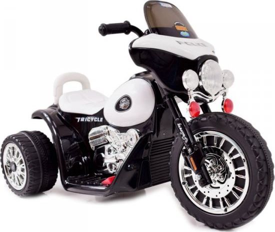 Super-Toys MOTOR POLICYJNY - PIERWSZY MOTOREK DLA DZIECKA, 3 KOŁOWY/JT568